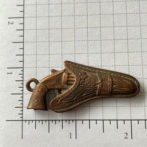 Copper Gun Charm